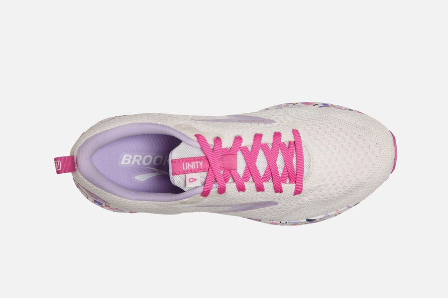 Brooks Revel 4 Road Running Shoes Womens - White/Pink - VAPCZ-5398